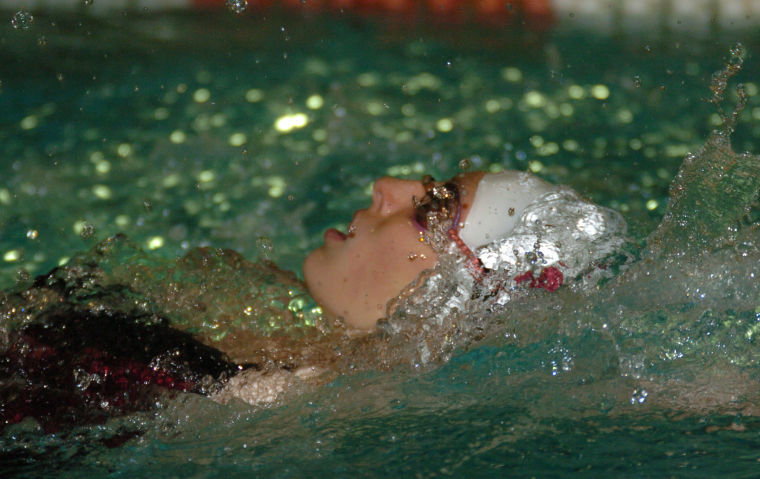 Maroons get first WB6 swimming win